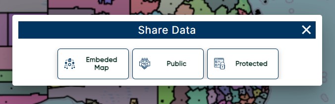 Create and Share Custom Maps - Add on Website, Social Sites Share Share-Data- Share Map to your friends or on your website