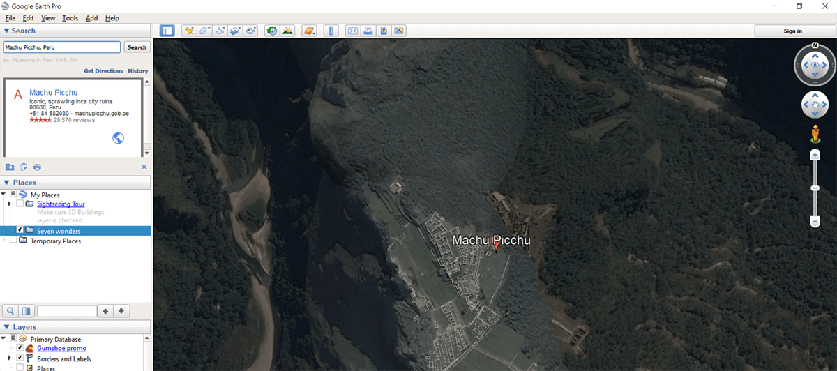 Create a tour or video in Google Earth Pro