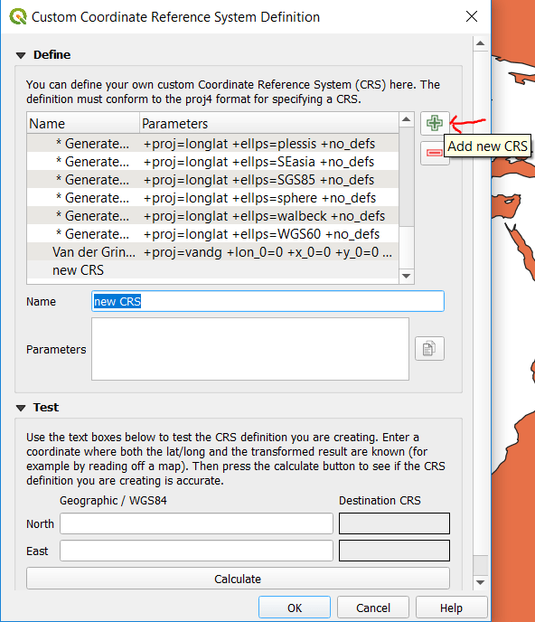 QGIS Tutorial - Vector Analysis - Create New Projection