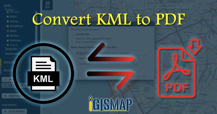 Convert KML to PDF