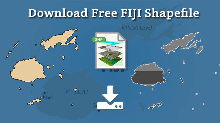 Download Fiji Shapefile free – City, polygon, boundary