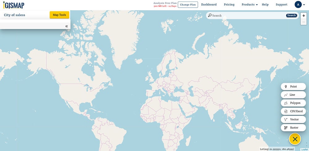 create a polygon map layer