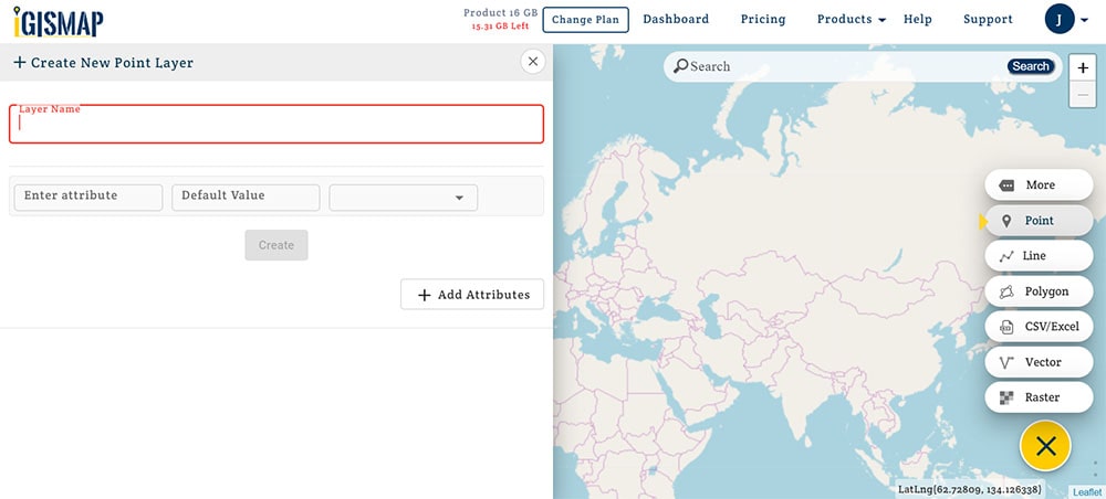 create gis map