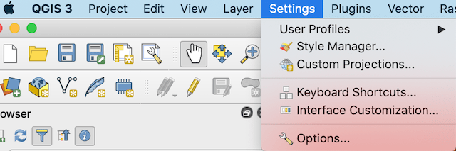 Add Custom CRS projection in QGIS