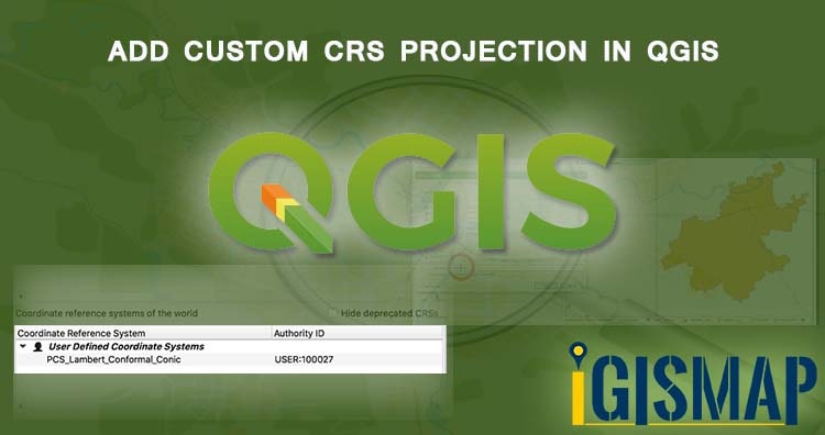 Add Custom CRS projection in QGIS