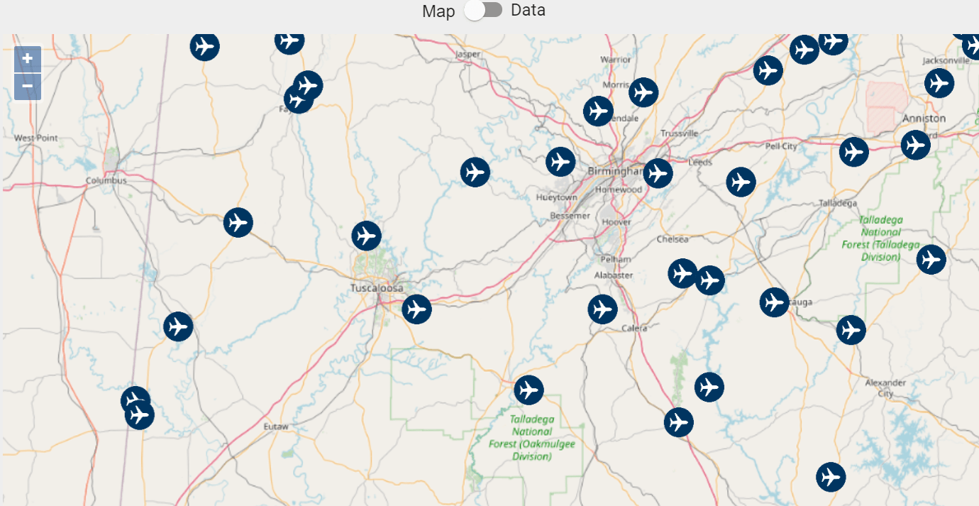 United States Alabama GIS Data Shapefiles, Kml, Csv, GeoJSON
