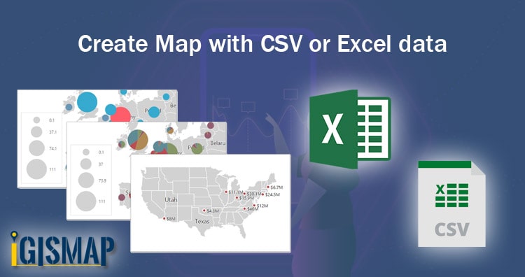 reate Map with CSV or Excel data