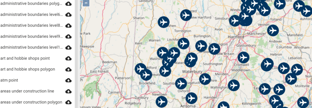 United States - Connecticut GIS Data