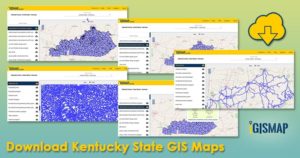 Download Kentucky State GIS Maps - Boundary, Counties, Rail, highway