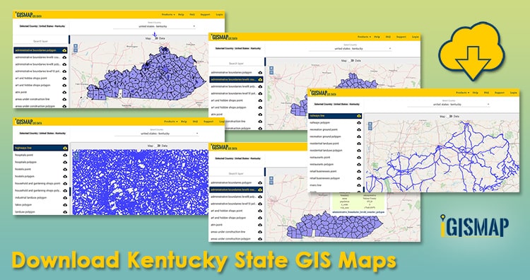 Kentucky State GIS Maps