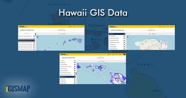 The United States - Hawaii Gis Data