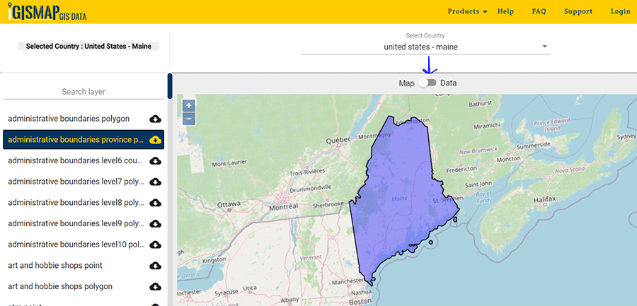 Download Maine State GIS Maps