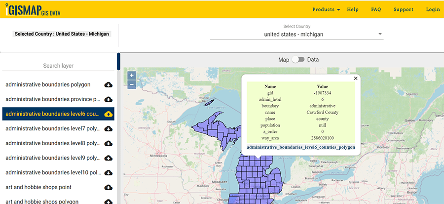 Download Michigan Gis Map