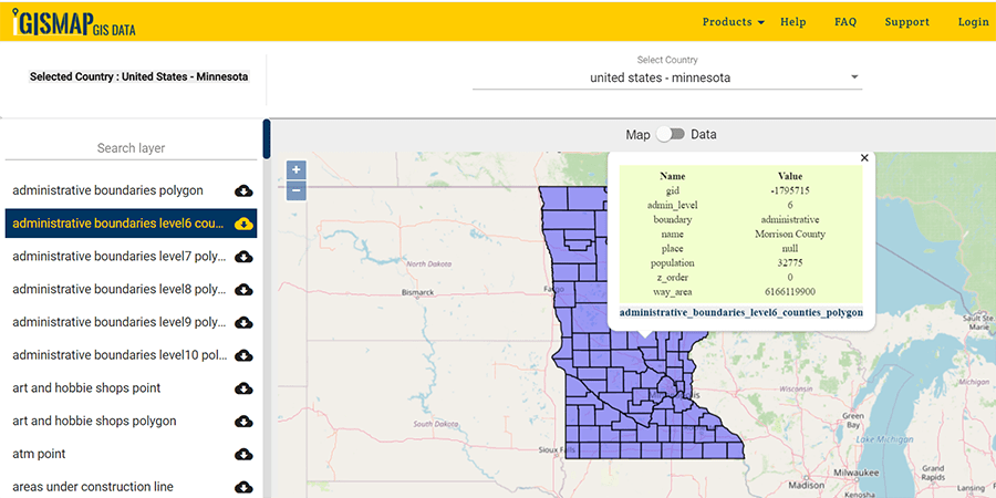 Stevens County Mn Gis Download Minnesota Gis Maps - Boundary, County, Rail, Highway Line - Stevens County Mn Gis Download Minnesota Gis Maps - Boundary, County, Rail, Highway Line -
