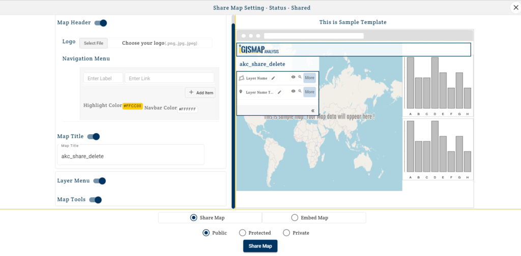 How to Share Map - Publicly