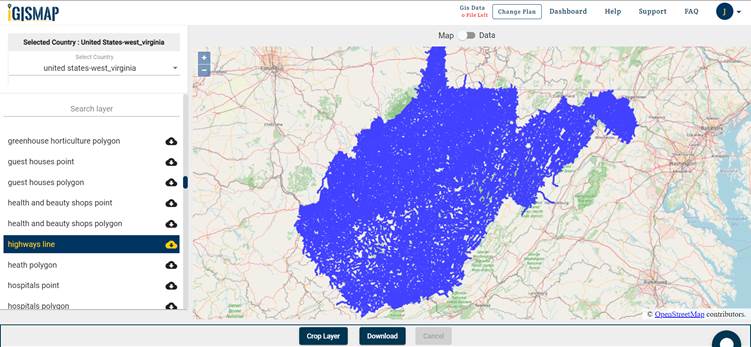West Virginia gis maps