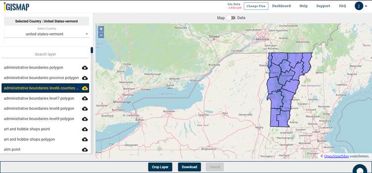 vermont gis maps