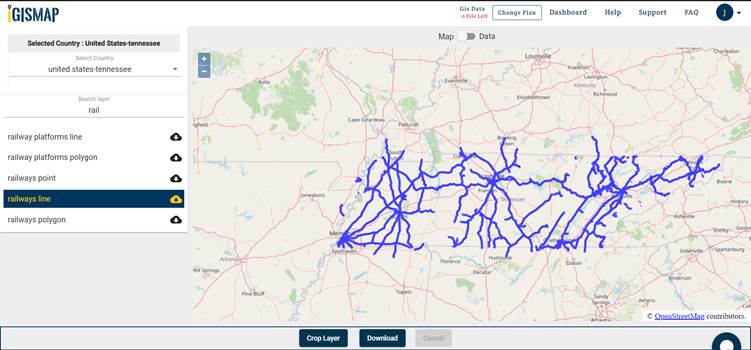 Tennessee gis maps 