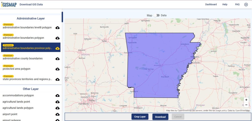 Carroll County Arkansas Gis United States - Arkansas Gis Data - Shapefile, Kml - Boundary, County,  Highway, Rail Line -