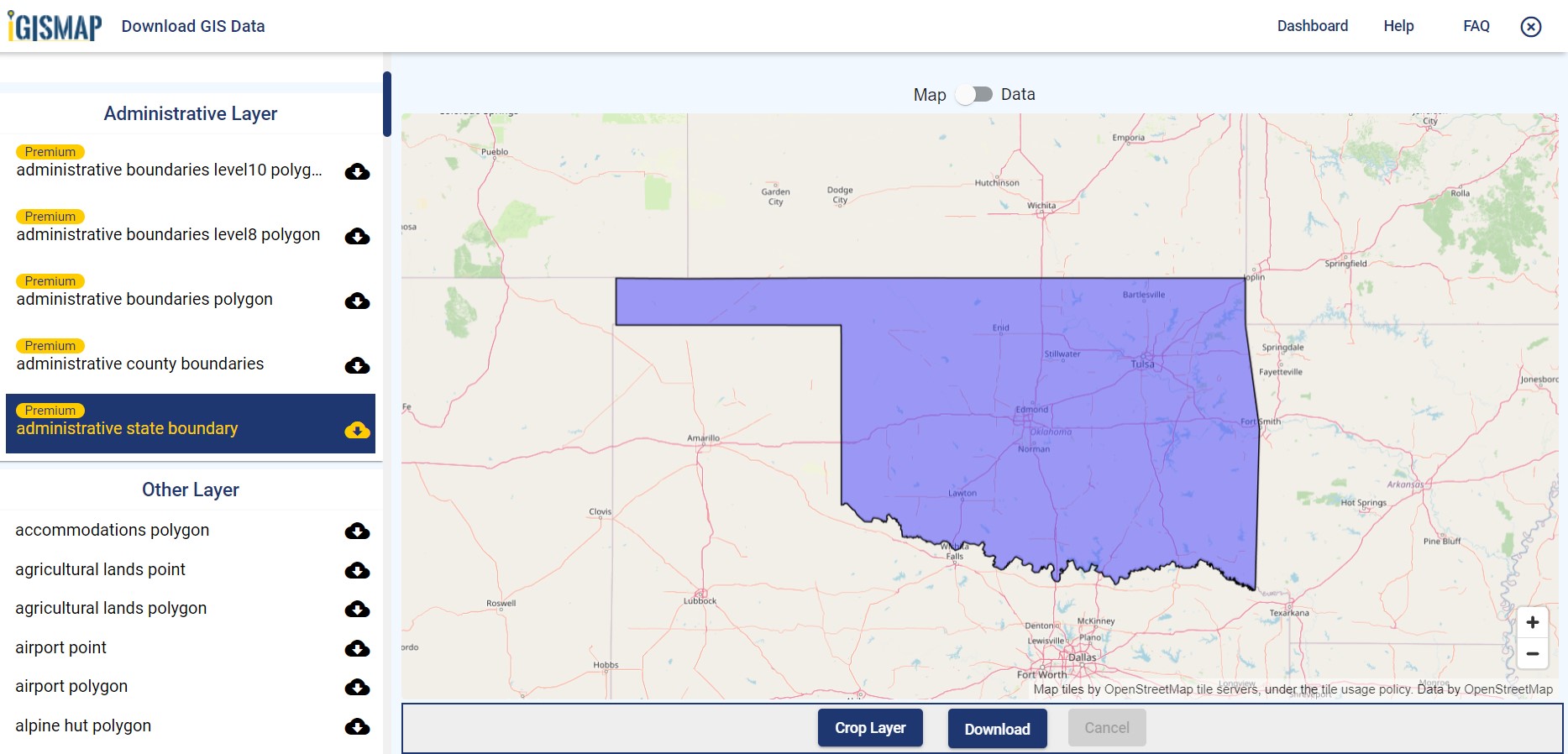 Blaine County Idaho Gis Download Oklahoma State Gis Maps – Boundary, Counties, Rail, Highway -