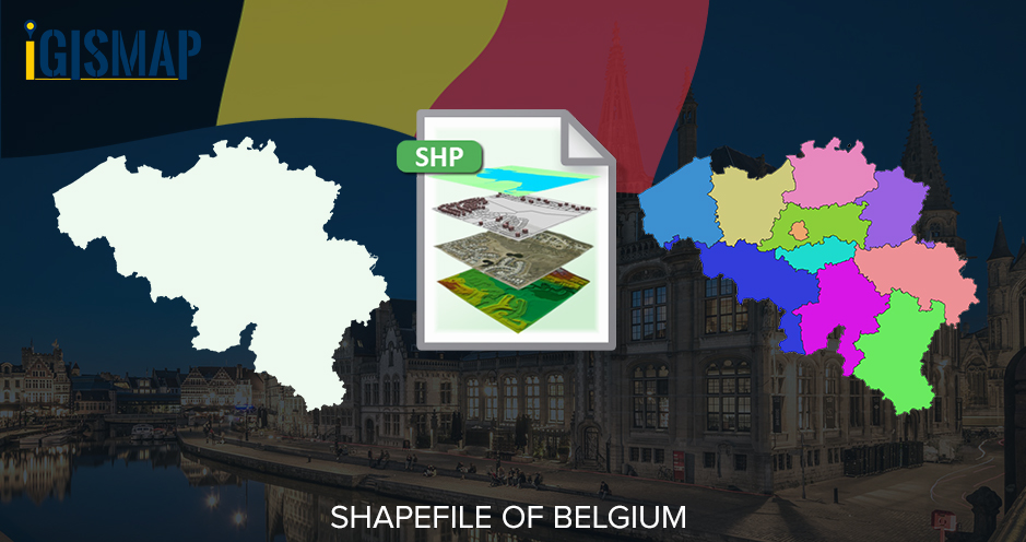 Download Belgium Administrative Boundary Shapefiles – Provinces, Arrondissements, Postal Districts and more