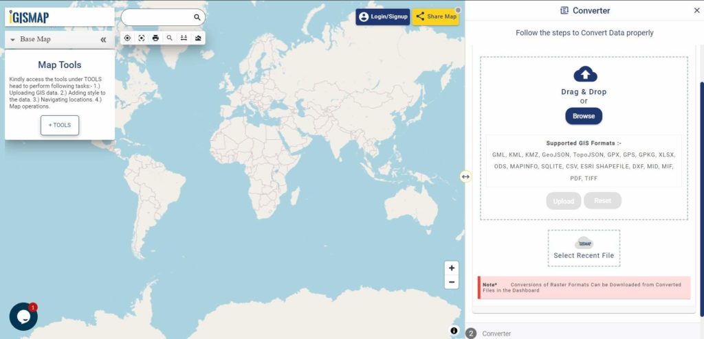 Converter Tool - Upload GML