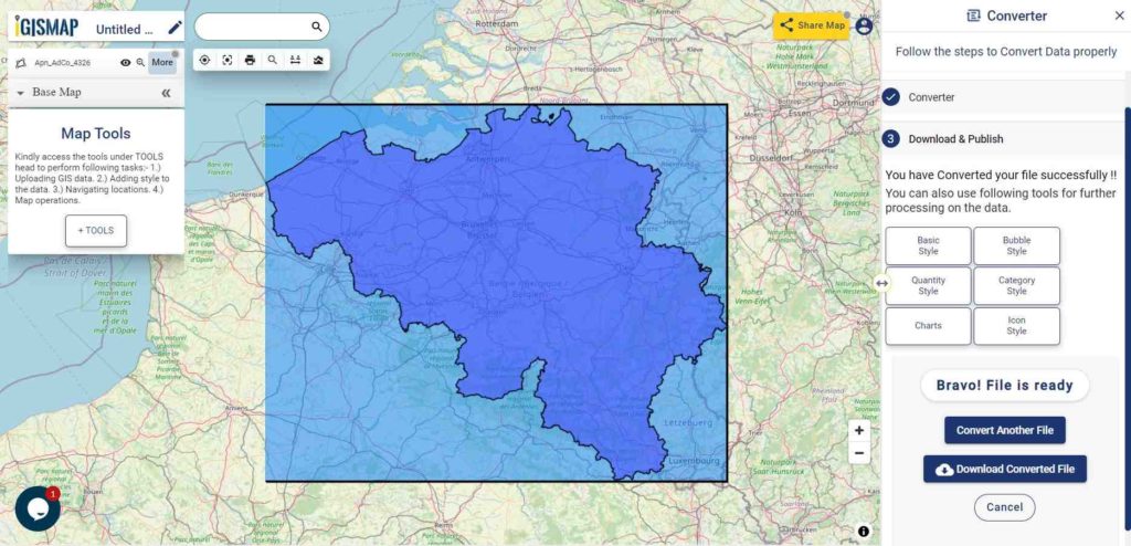 Download and Publish Shapefile