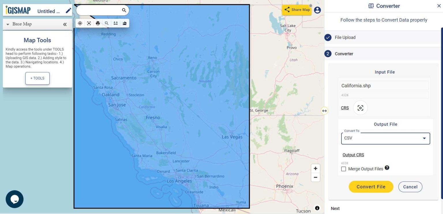 Convert Shapefile to CSV