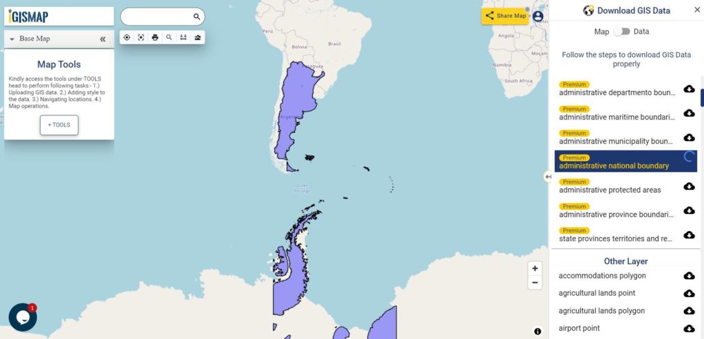 Argentina National Boundary