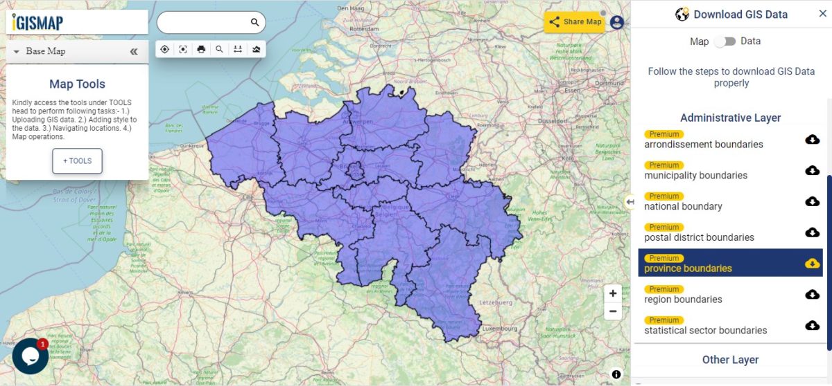 download-belgium-administrative-boundary-shapefiles-provinces