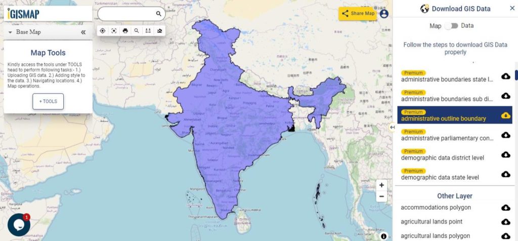 India GIS Data - National Boundary
