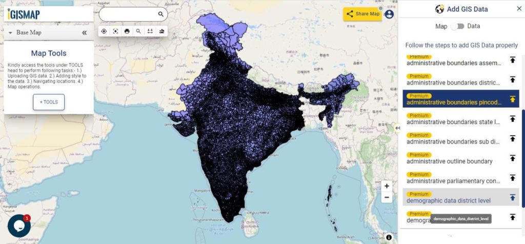 India GIS Data - Pincode Boundaries