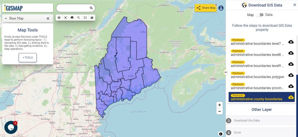 Maine GIS Data - County Boundary