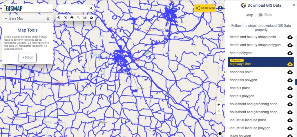 Ohio GIS Data - Highway Lines