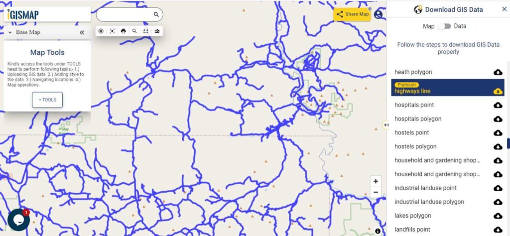 Oregon GIS Data - Highway Lines