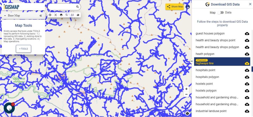 Tennessee GIS Data - Highway Lines