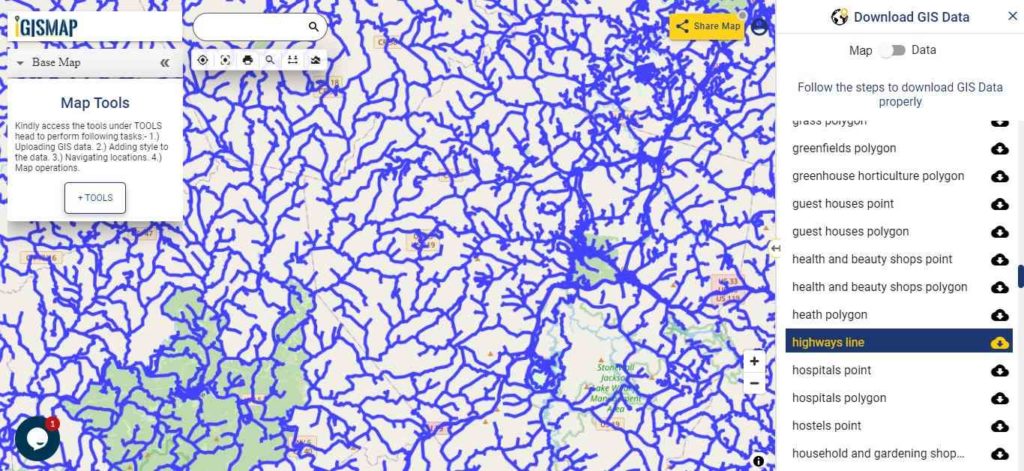 West Virginia GIS Data - Highway Lines