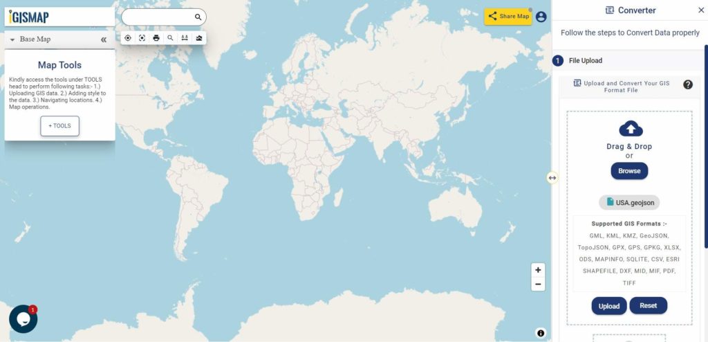 Online Conversion - Geojson to SHP Shapefile
