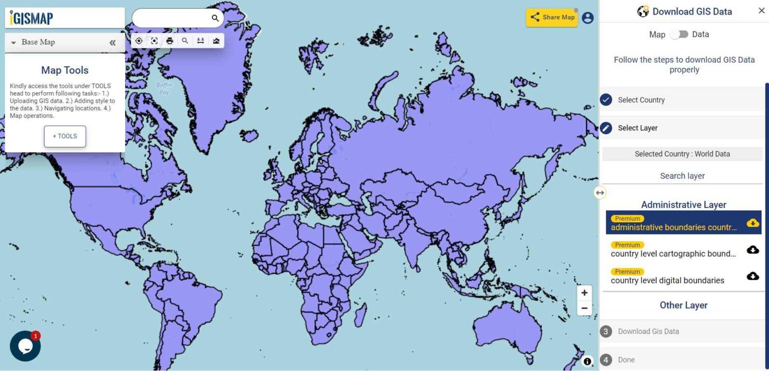Download World GIS Data Country Boundaries