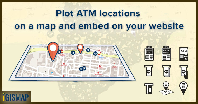 plot atm/shop location on map