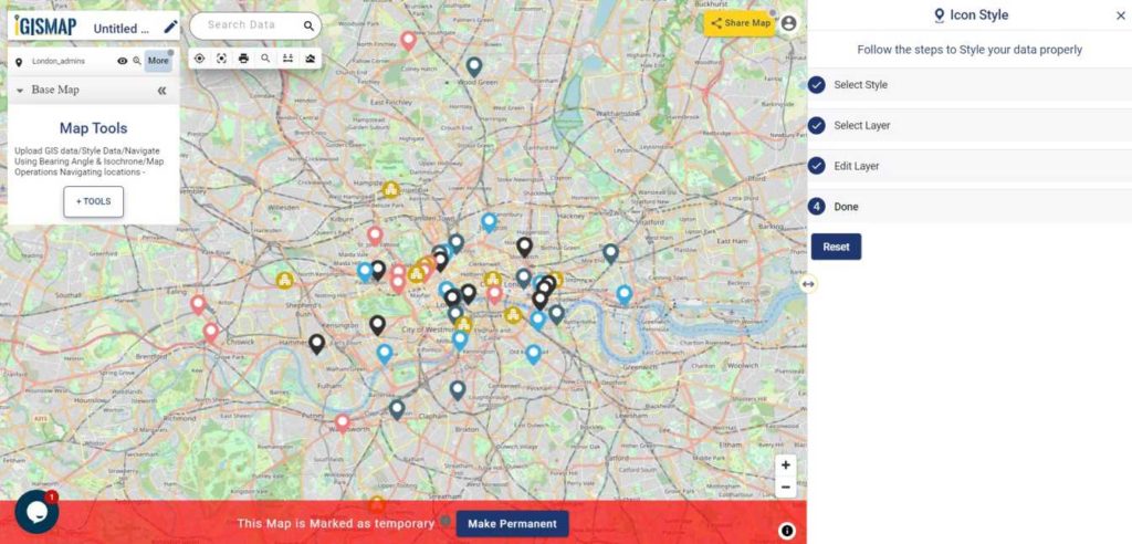 Point Map by Icon Style