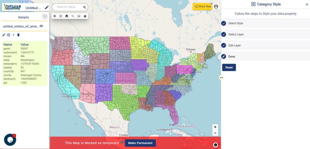 Interactable Map