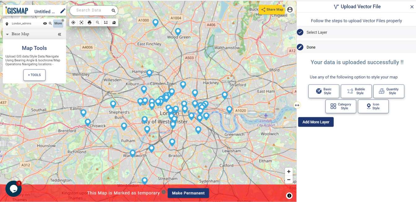 How to style point GIS data categorically