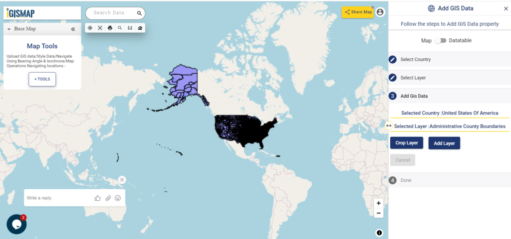 Add GIS Data - Add Layer