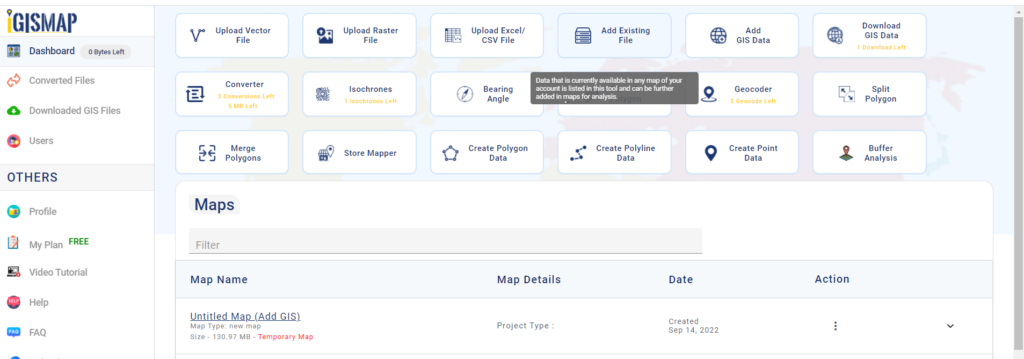 IGISMap Dasboard