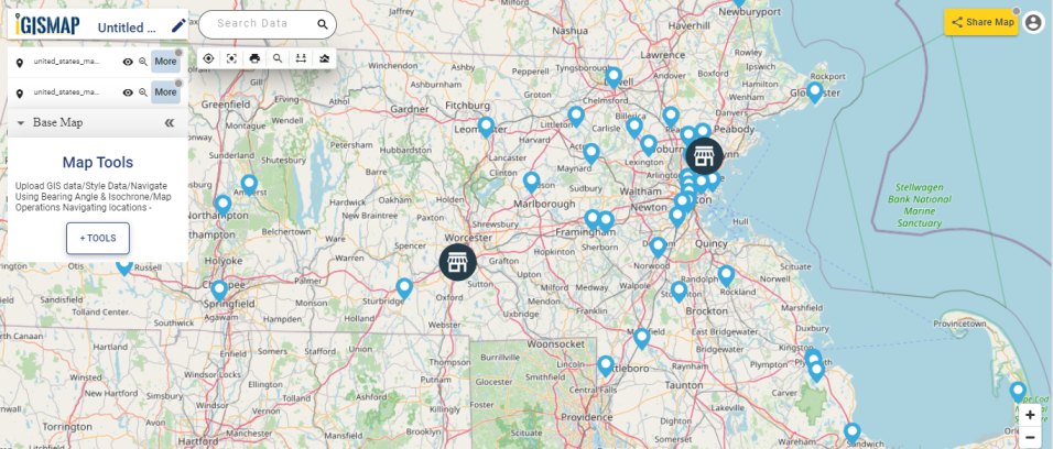 Proximity Analysis on added GIS data