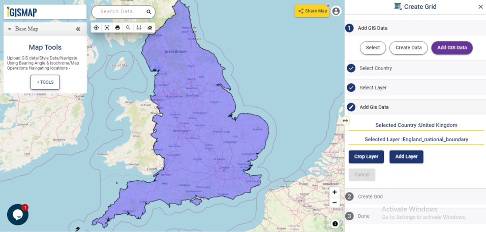 Add GIS Data - Select Data