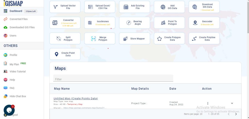 IGISMap Dashboard