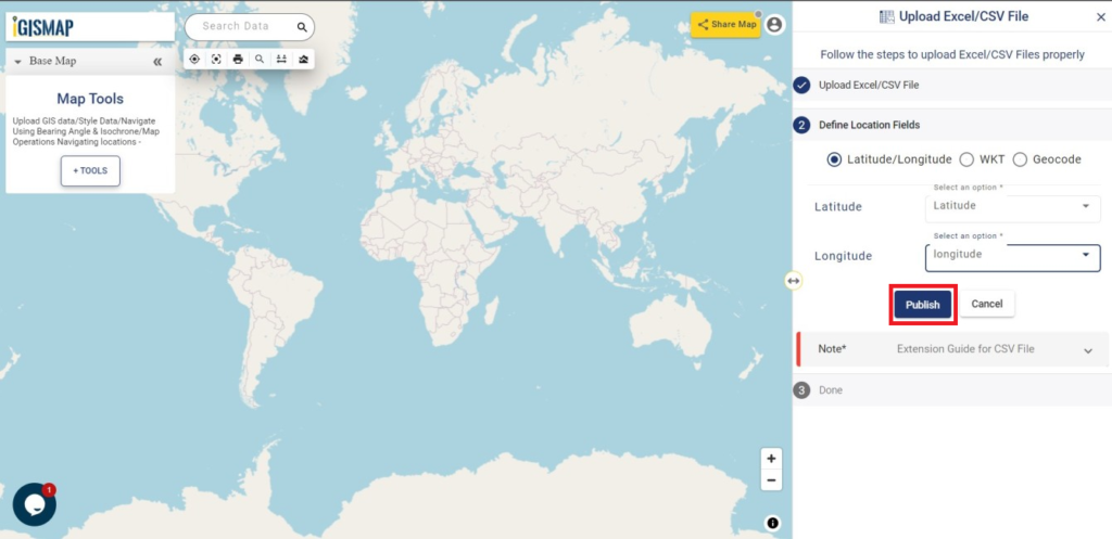 Define Location Fields