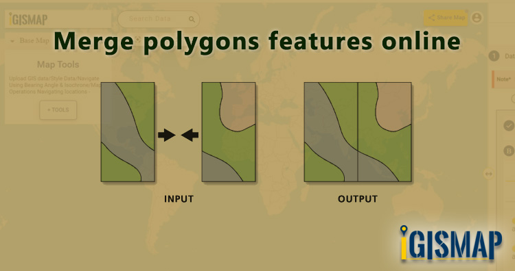 Merge polygons features online using IGISMap
